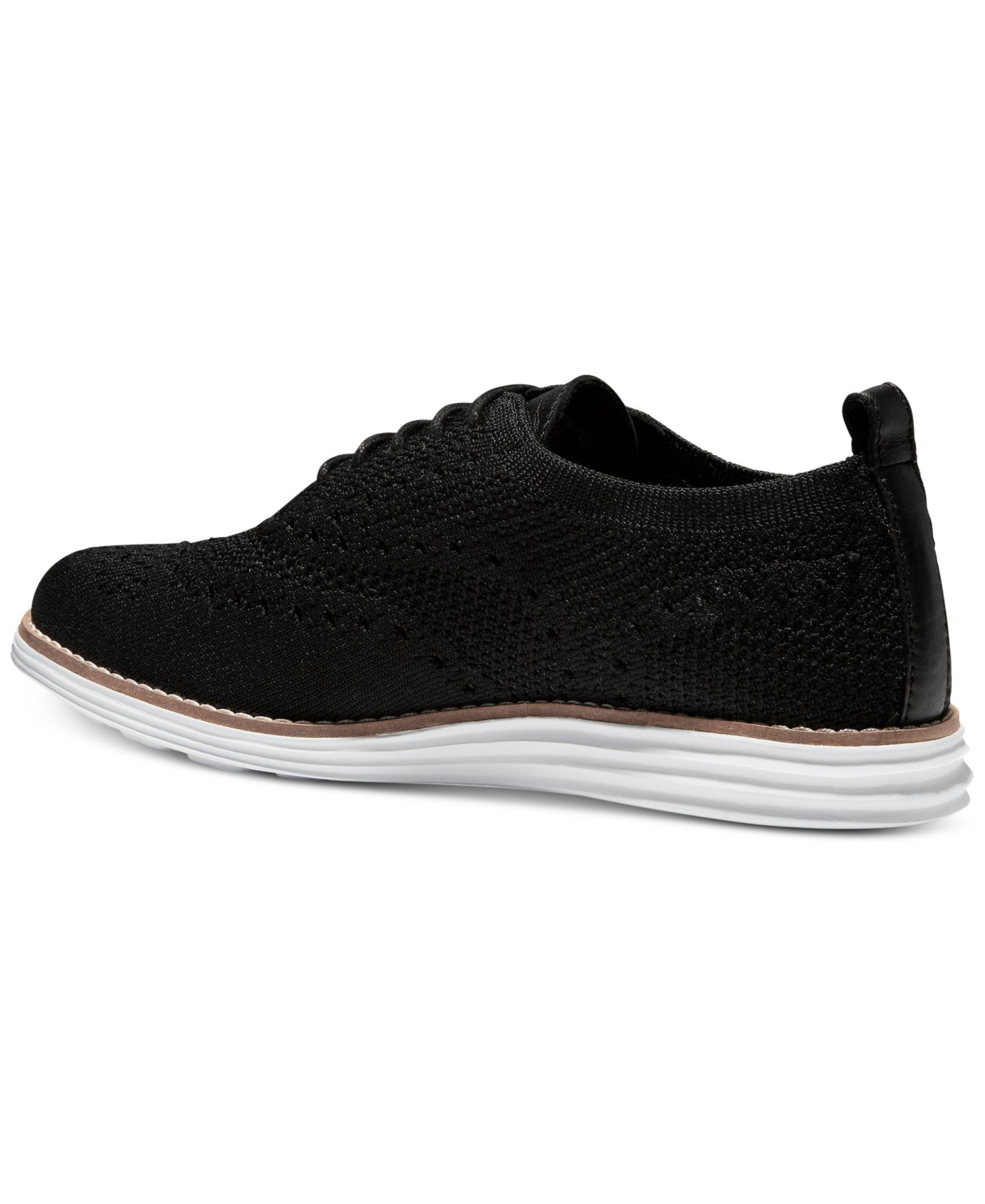 Женские оксфорды Cole Haan ØriginalGrand Stitchlite, цвет: Чёрный / Белый — фото 3