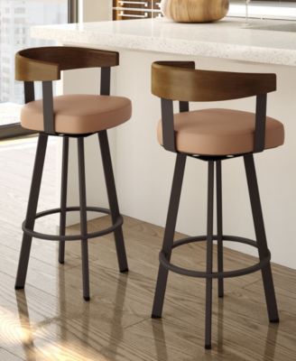 Amisco Lars Swivel Stool - OVERMAX - Macy's