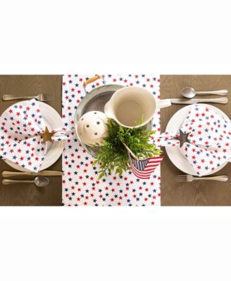 Americana Stars Print Table Runner 14" X 72"