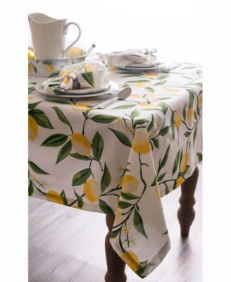 Lemon Bliss Print Table cloth 60" X 84"