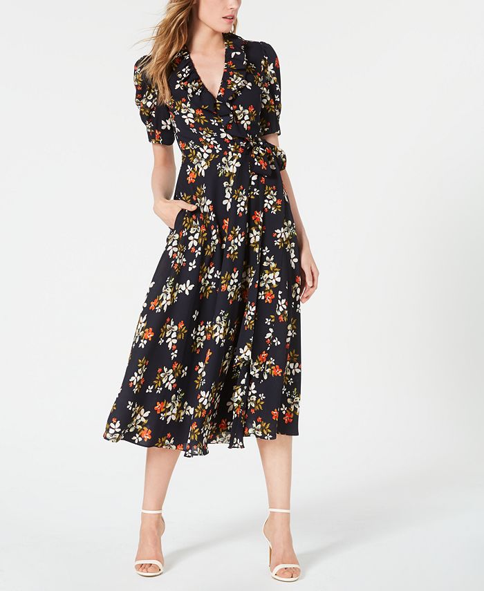 Jill Jill Stuart Floral-Print Wrap Dress - Macy's