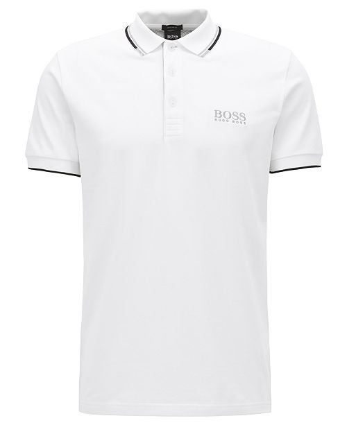 Hugo Boss BOSS Men's Paddy Pro Regular-Fit Piqué Polo Shirt & Reviews ...