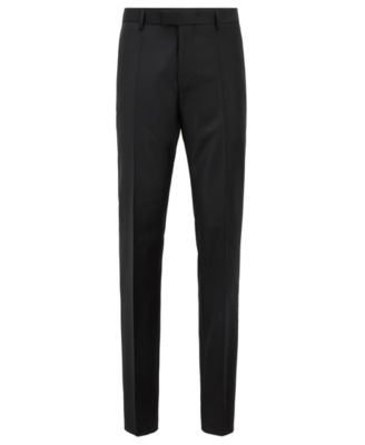 Hugo Boss - Men's T-Glover3 LC Slim-Fit Formal Wool Trousers