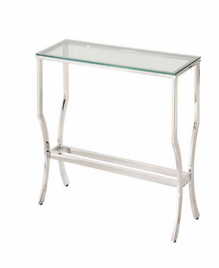 Coaster Home Furnishings Brea Rectangular Sofa Table with Mirrored Shelf Macy's