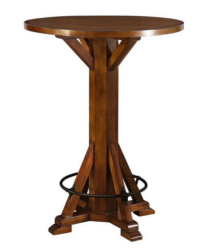 Coaster Home Furnishings Amil Round Bar Table & Reviews - Furniture ...