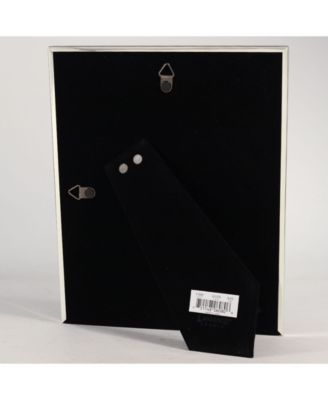 Polished Silver Plate Picture Frame - Bead Border Design - 8" x 10"