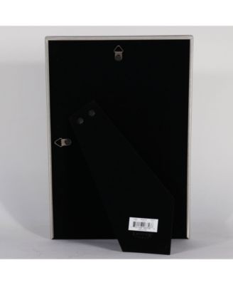 Antique Pewter Picture Frame - Bead Border Design - 8" x 12"