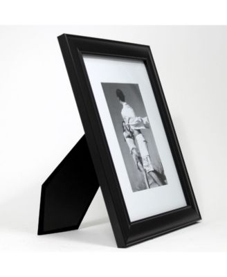 Black Gallery Frame Matted To 5" x 7" - 8" x 10"