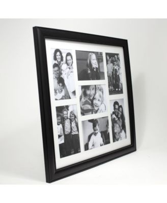 Black Collage Frame - Seven Opening Gallery Frame - 4" x 6"
