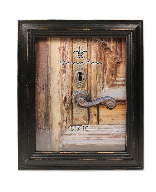 Lawrence Frames Weathered Black Wood Picture Frame 8 X 10