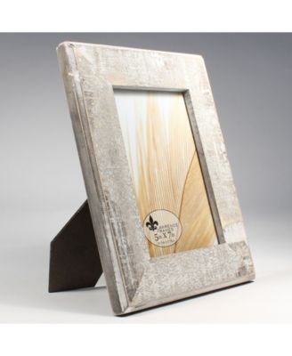 Distressed Gray Wood with White Wash Picture Frame - 5" x 7"