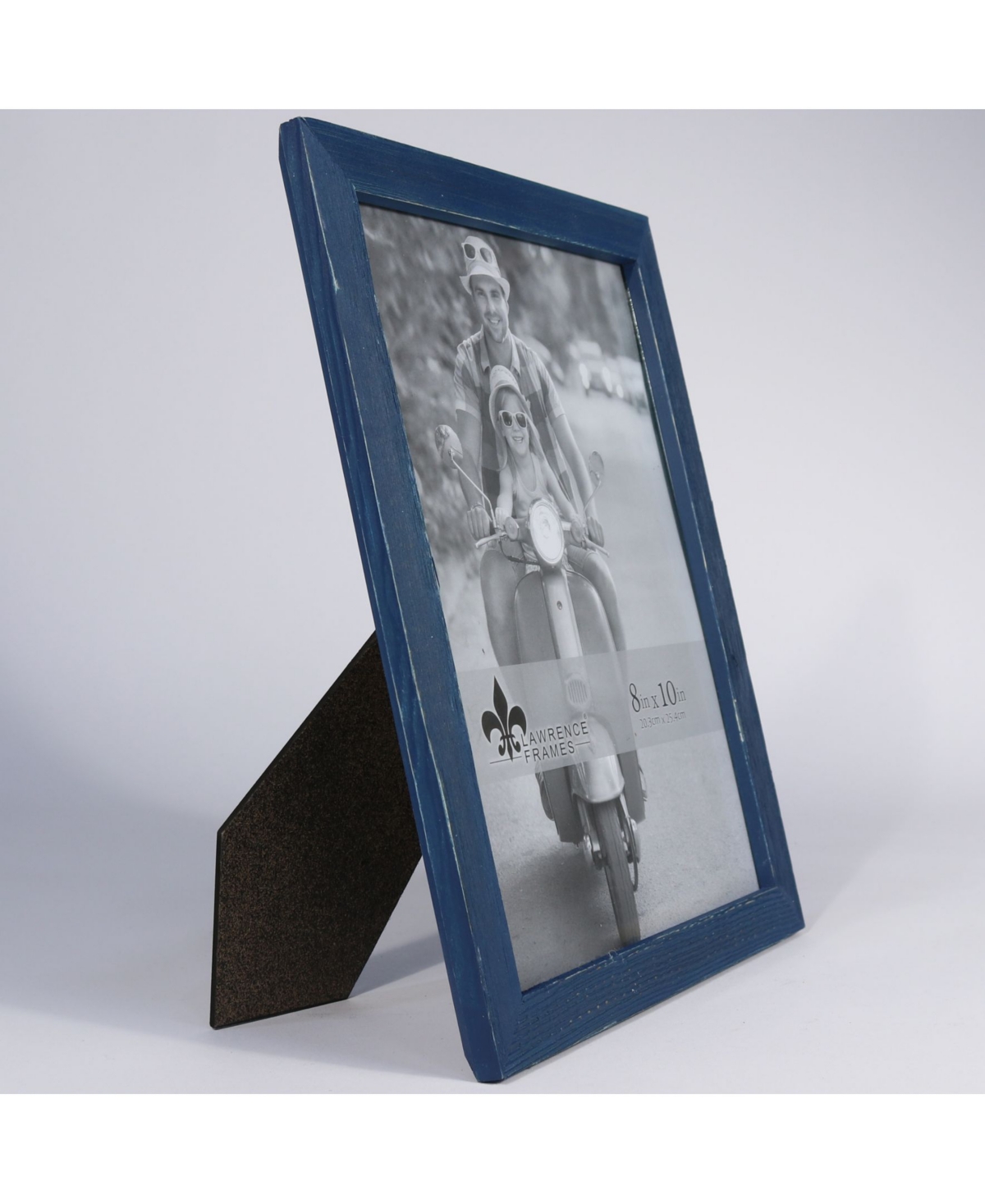 Lawrence Frames Charlotte Weathered Navy Blue Wood Picture Frame - 8" x 10"
