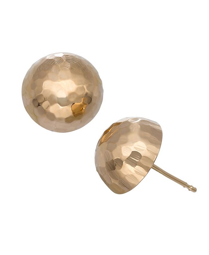 Macy s 14k Yellow Gold Ball Stud Earrings Macy s