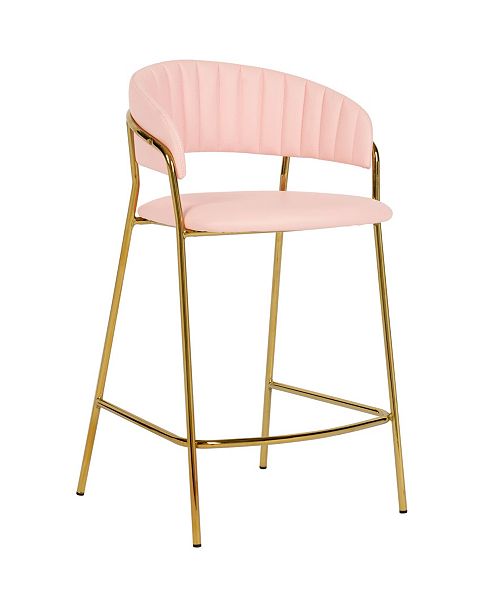 Tov Furniture Tov Padma Vegan Leather Counter Stool Set Of 2