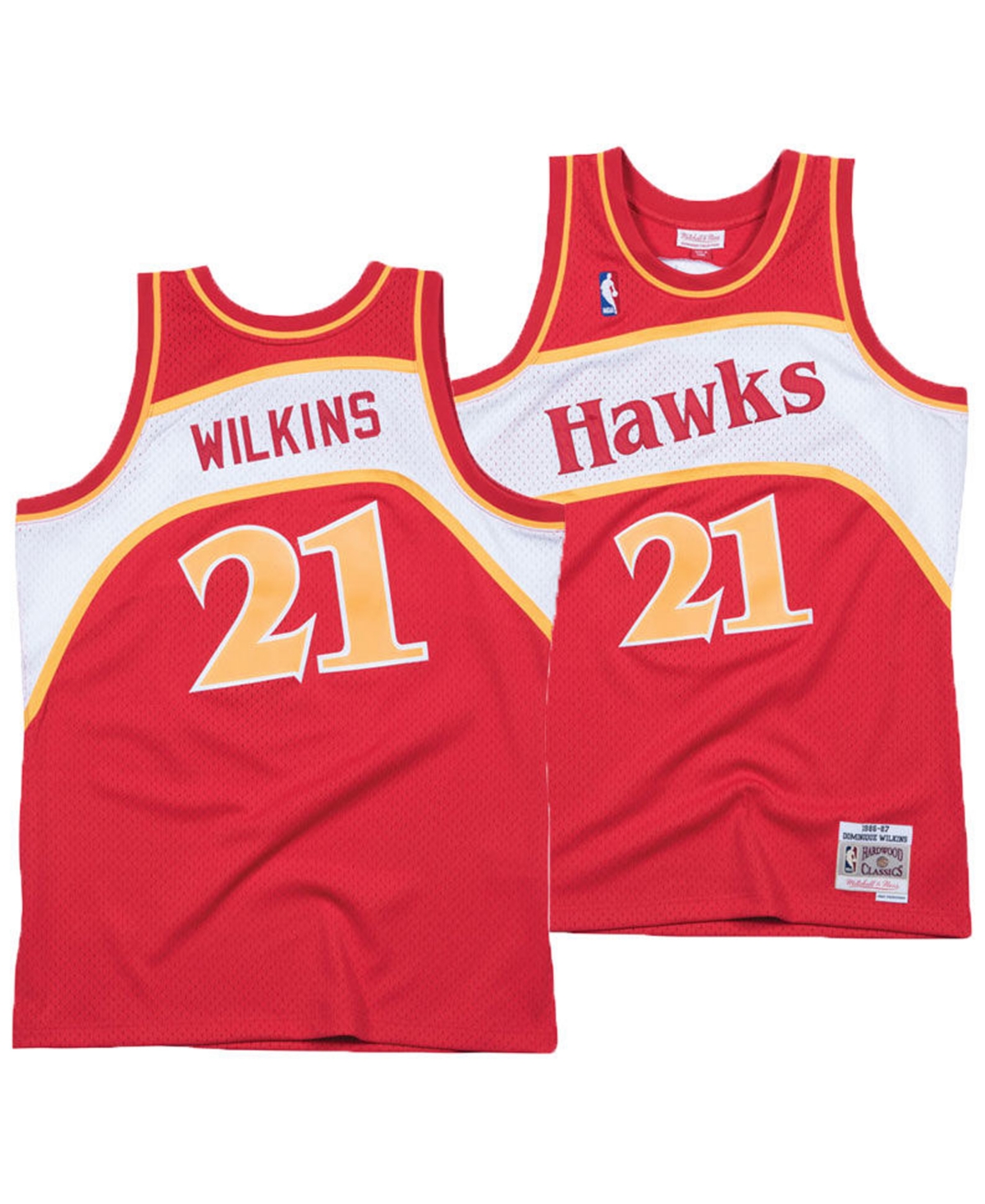 Mitchell & Ness Big Boys Dominique Wilkins Atlanta Hawks Hardwood Classic Swingman Jersey -White