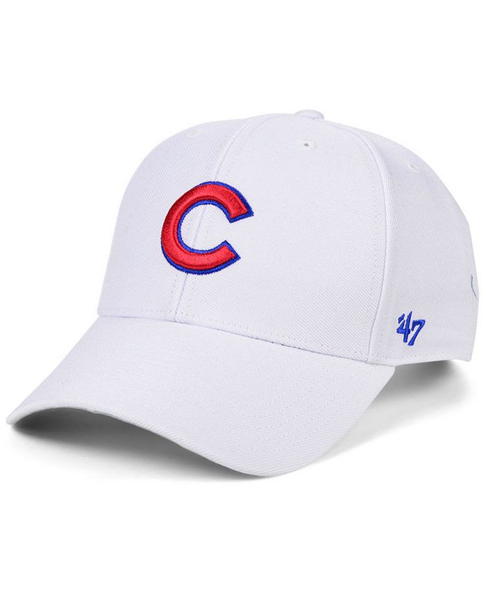 47 Brand Chicago Cubs White MVP Cap - Macy's