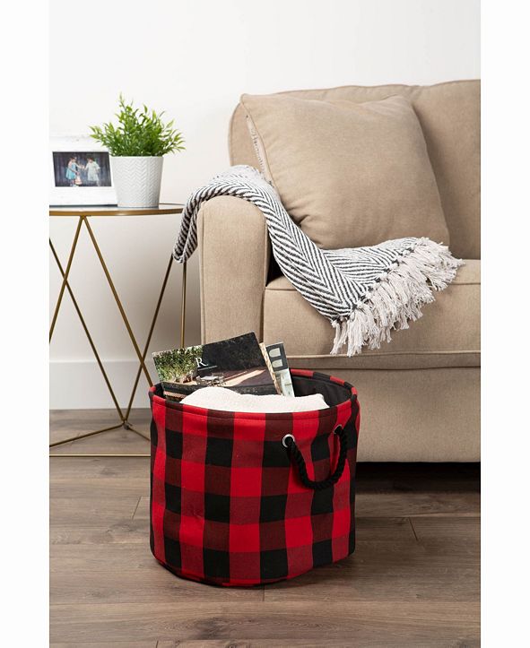 Design Imports Storage Bin Buffalo Check, Round & Reviews - Cleaning