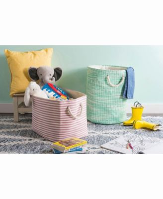 Design Imports Design Import Paper Bin Pinstripe, Rectangle