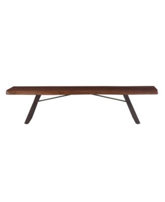 Nottingham Acacia Wood Dining Bench in Walnut Finish - 90