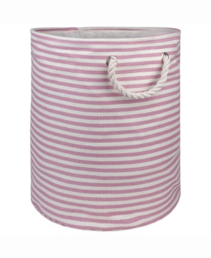 Paper Bin Pinstripe Round
