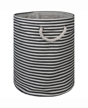 Paper Bin Pinstripe Round