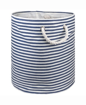 Paper Bin Pinstripe Round