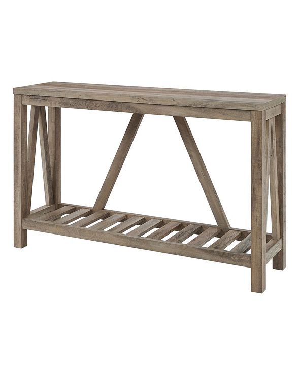 Walker Edison 52" Modern Farmhouse Entryway Table & Reviews Furniture