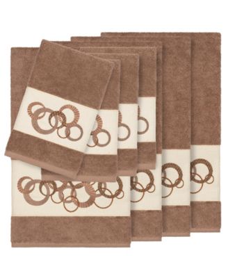 Turkish Cotton Annabelle 8-Pc. Embellished Towel Set