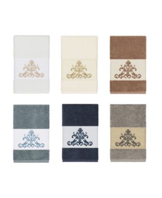 Turkish Cotton Scarlet Embellished Hand Towel