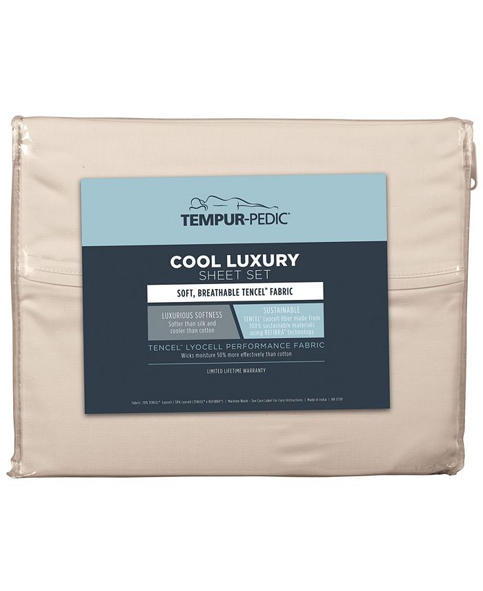TempurPedic Cool Luxury King Sheet Set Macy's