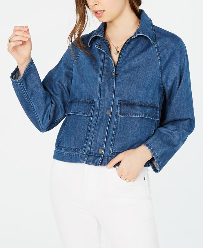 OAT RaglanSleeve Denim Jacket Macy's