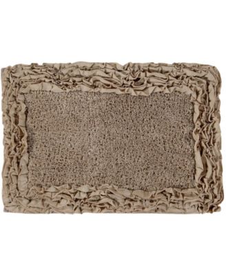 Ruffle Bath Rug, 21" x 34"