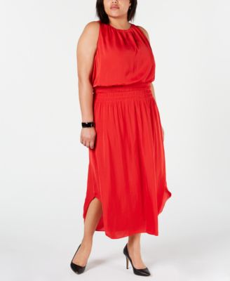 macys plus size midi dresses