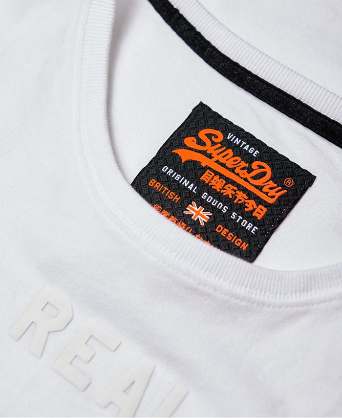 Superdry Men's Vintage Logo Monochrome Textured Graphic T-Shirt - Macy's