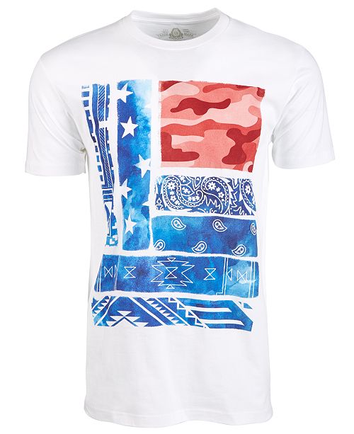 American Rag Men S Modern Flag Graphic T Shirt Created For Macy S