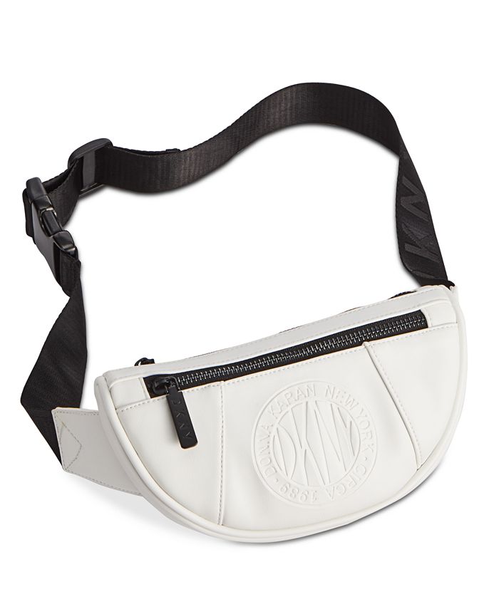 DKNY Embossed Logo Faux Leather Belt Bag Macy's