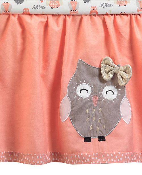 Lambs Ivy Family Tree With Owls 4 Piece Baby Crib Bedding Set