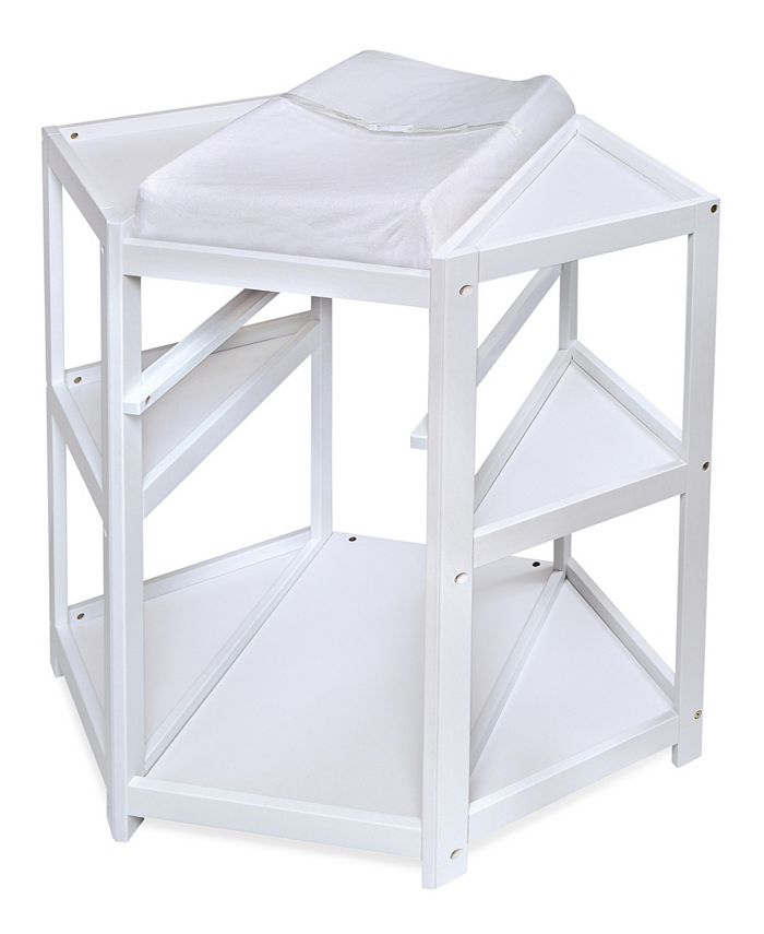 Badger Basket Diaper Corner Baby Changing Table with Hamper and Basket OVERMAX Macy's