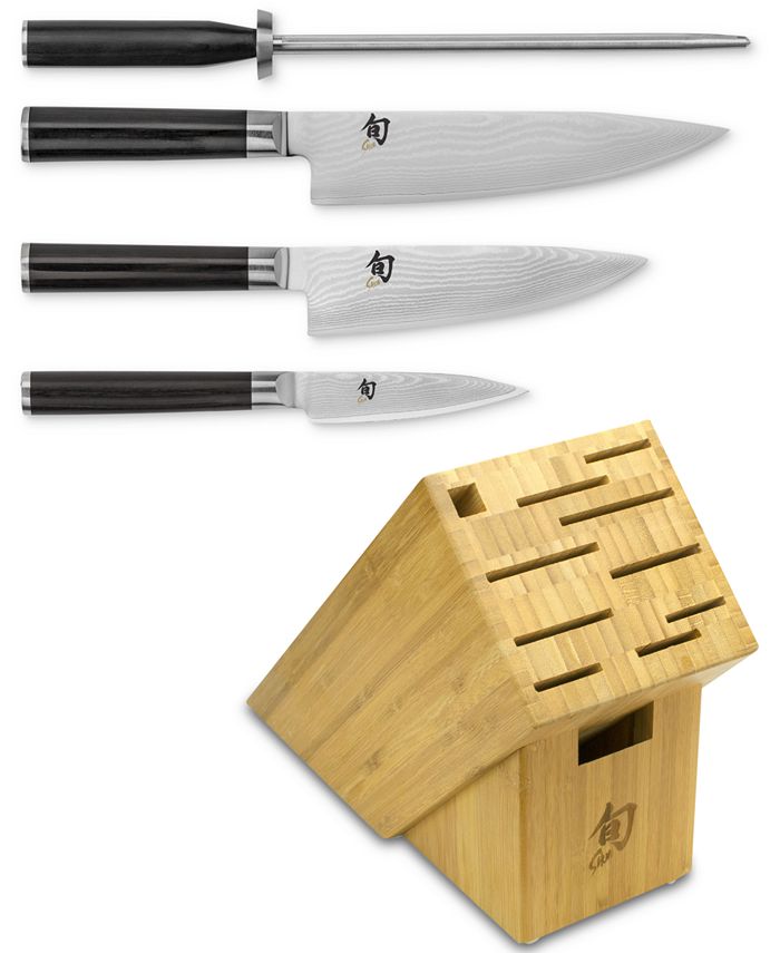Shun Classic 5Pc. Knife Block Set, Created for Macy's Macy's