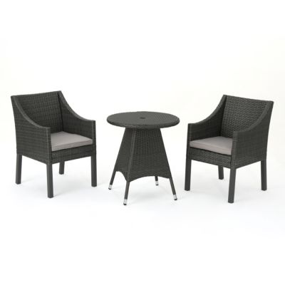 Noble House - Franco Outdoor 3pc Seating Set, Quick Ship