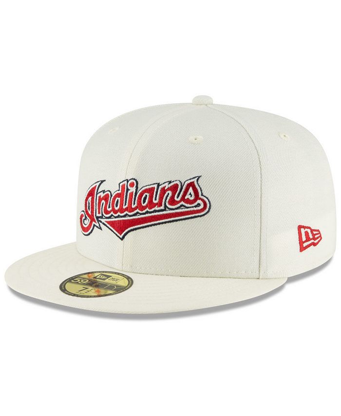 New Era Cleveland Indians Vintage World Series Patch 59FIFTY Cap - Macy's