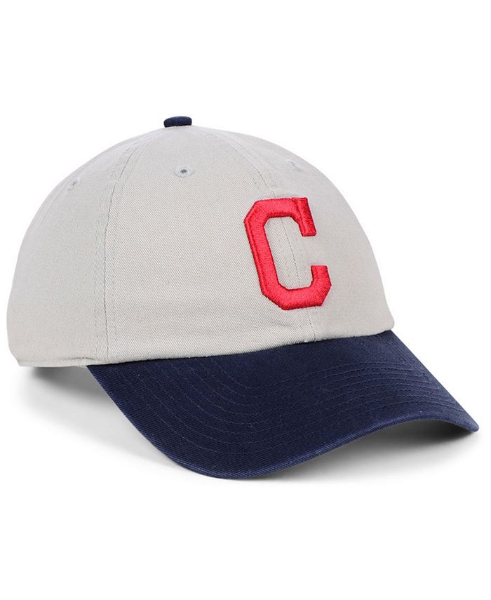 '47 Brand Cleveland Indians Gray 2-Tone CLEAN UP Cap & Reviews - Sports ...
