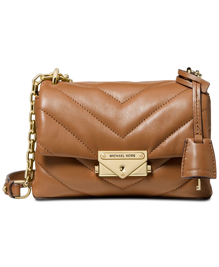 Michael Kors Cece Chevron Quilted Leather Mini Chain Crossbody & Reviews -  Handbags & Accessories - Macy's