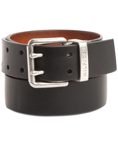 Tommy Hilfiger Men S Reversible Double Prong Casual Belt