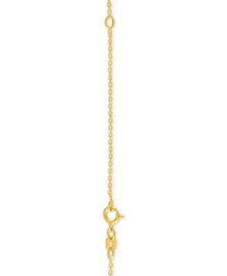 Diamond "Glamama" 18" Pendant Necklace (1/10 ct. t.w.) in 14k Gold Over Sterling Silver