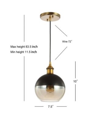 Nixon 7.5" Adjustable Drop Globe LED Pendant