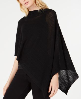 Eileen Fisher - Organic Linen & Organic Cotton Asymmetric Poncho