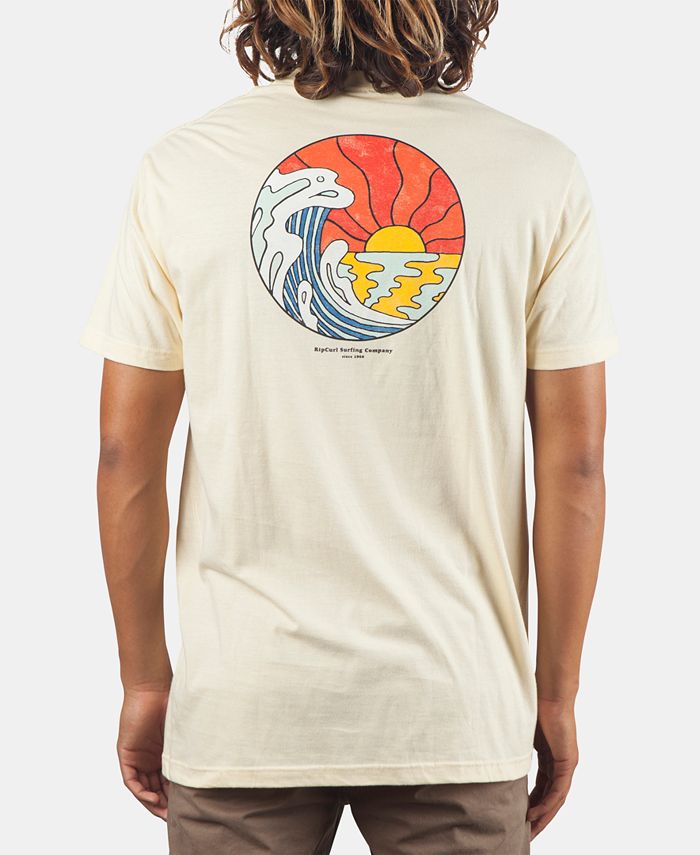 Rip Curl Men's Rays & Waves Heritage Graphic T-Shirt - Macy's
