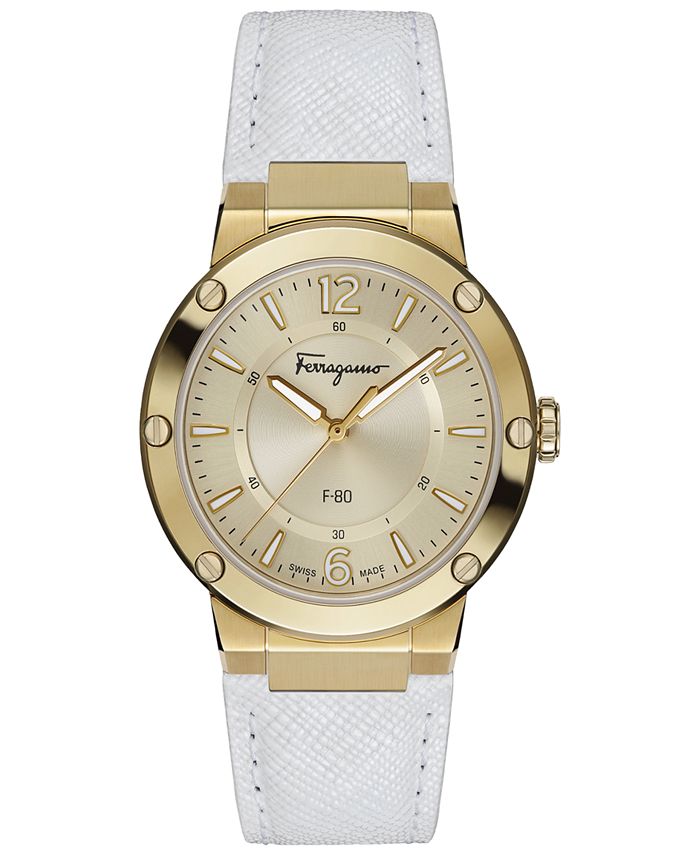 Amazon Ferragamo Womens Swiss Made Watch Cuir Collection