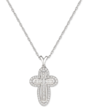 image of Cubic Zircona Cross 18